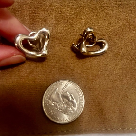 Tiffany & Co Elsa Peretti open heart earrings - Picture 3 of 7